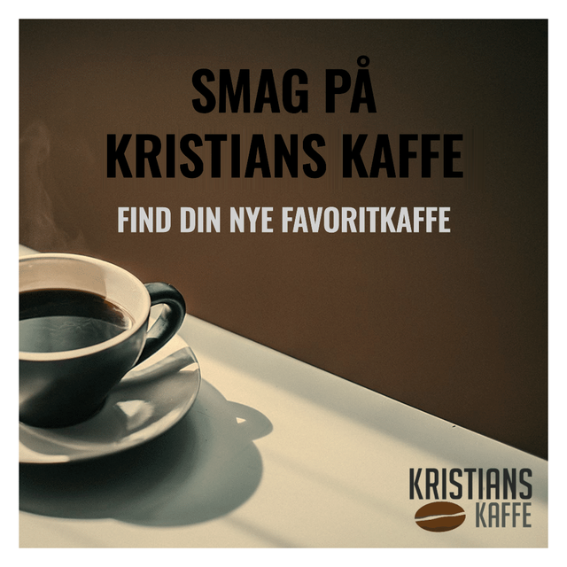 Smag på Kristians Kaffe – filterkaffe prøvepakke Kristians Kaffe