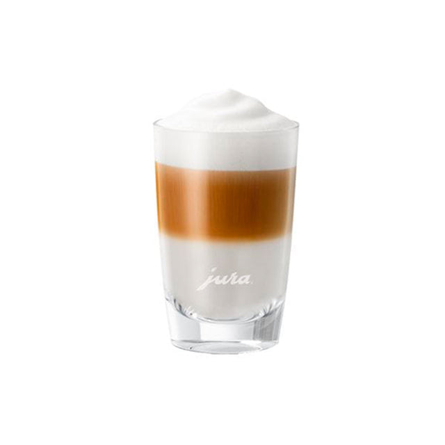 Jura latte macchiato glas Kristians Kaffe